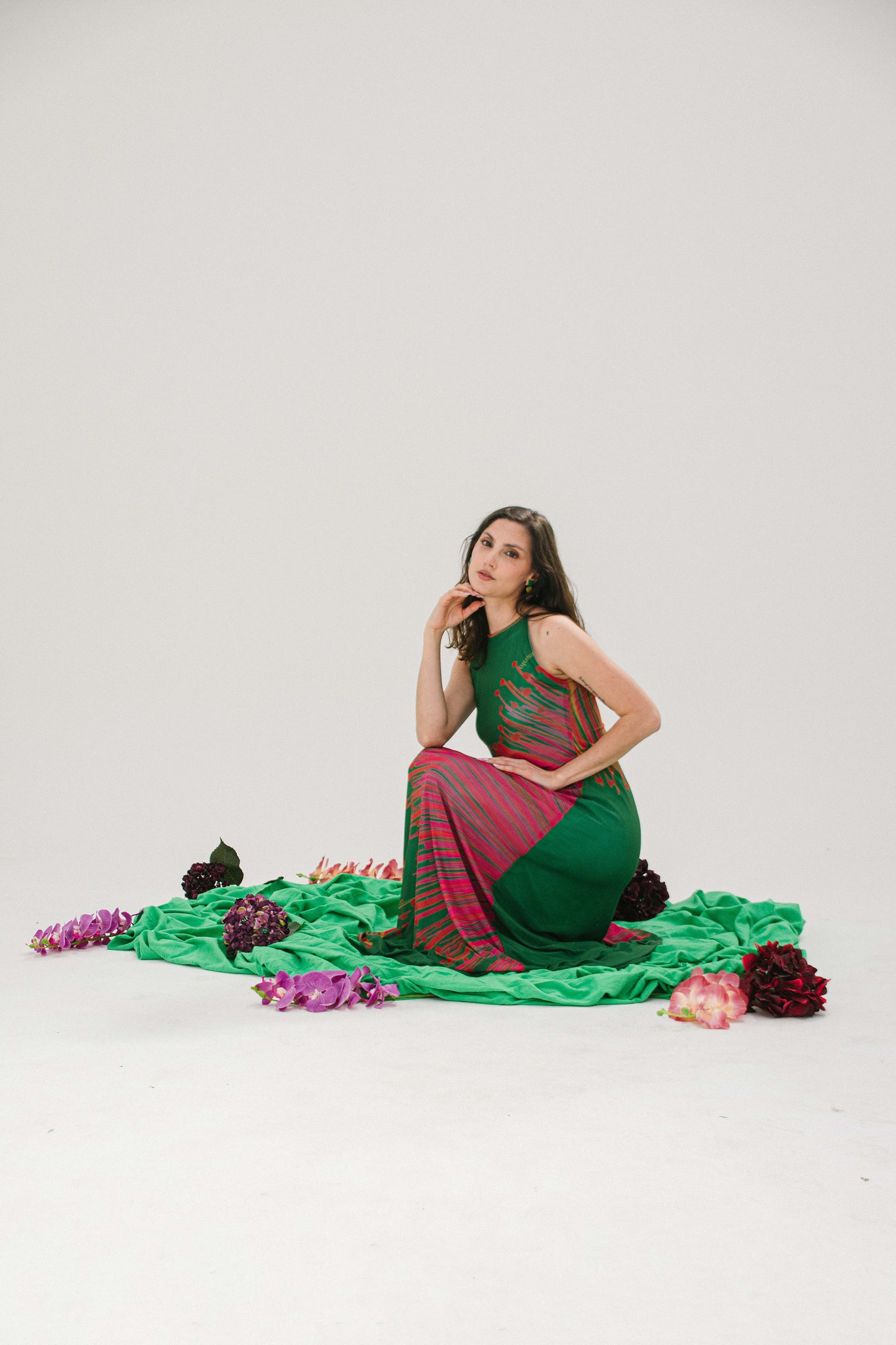 vestido plumerillo