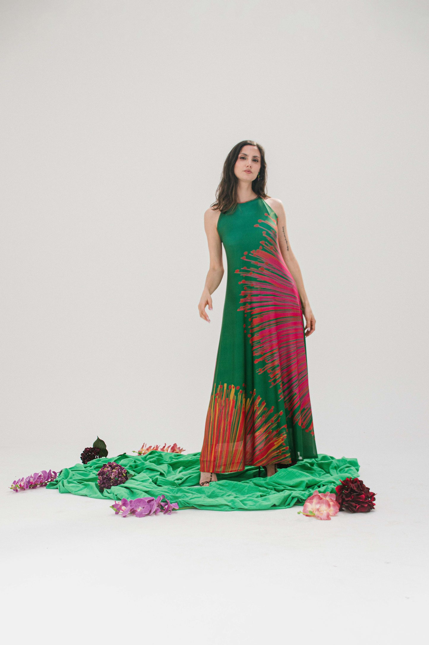 vestido plumerillo