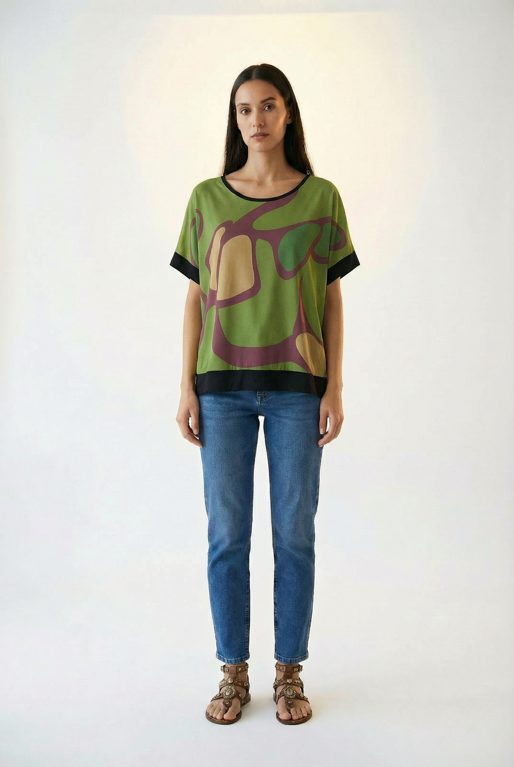 Remera poncho rupestre