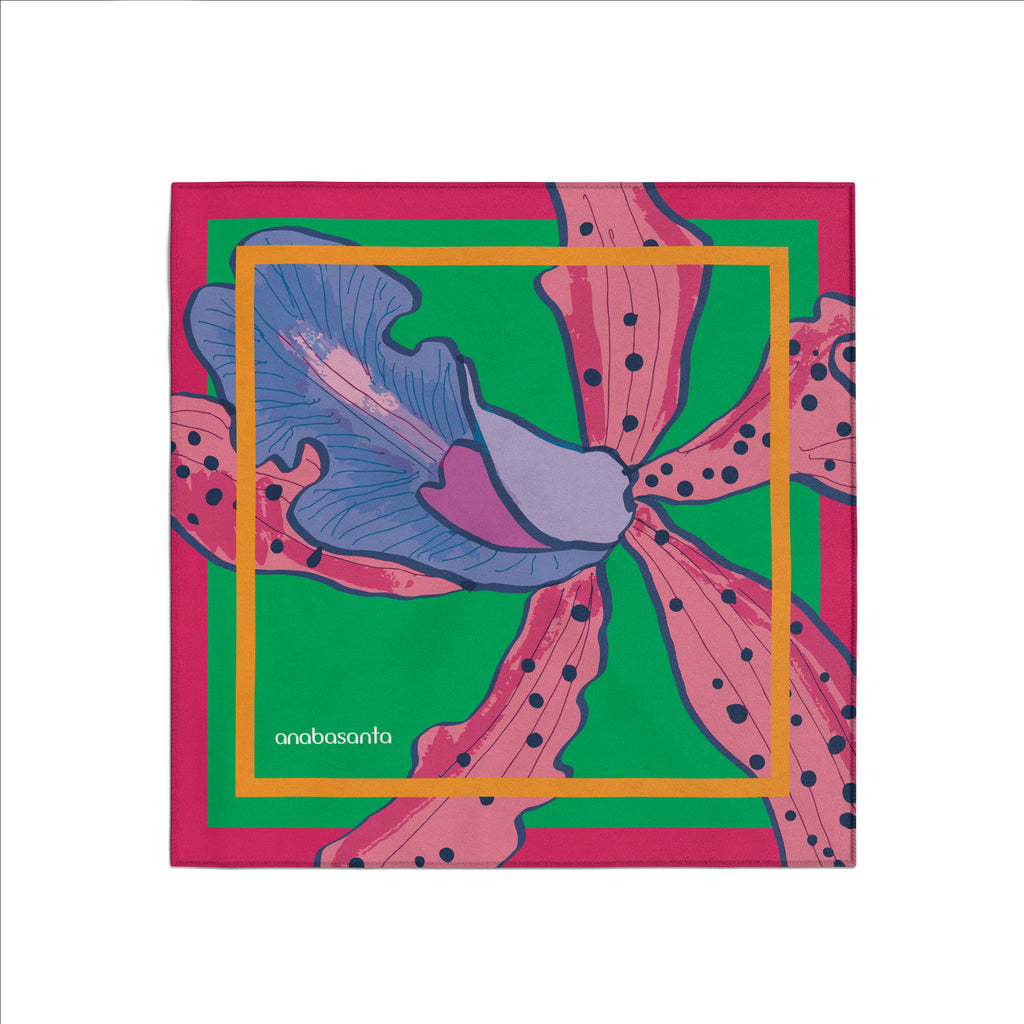 Pañuelo Orquídea 70