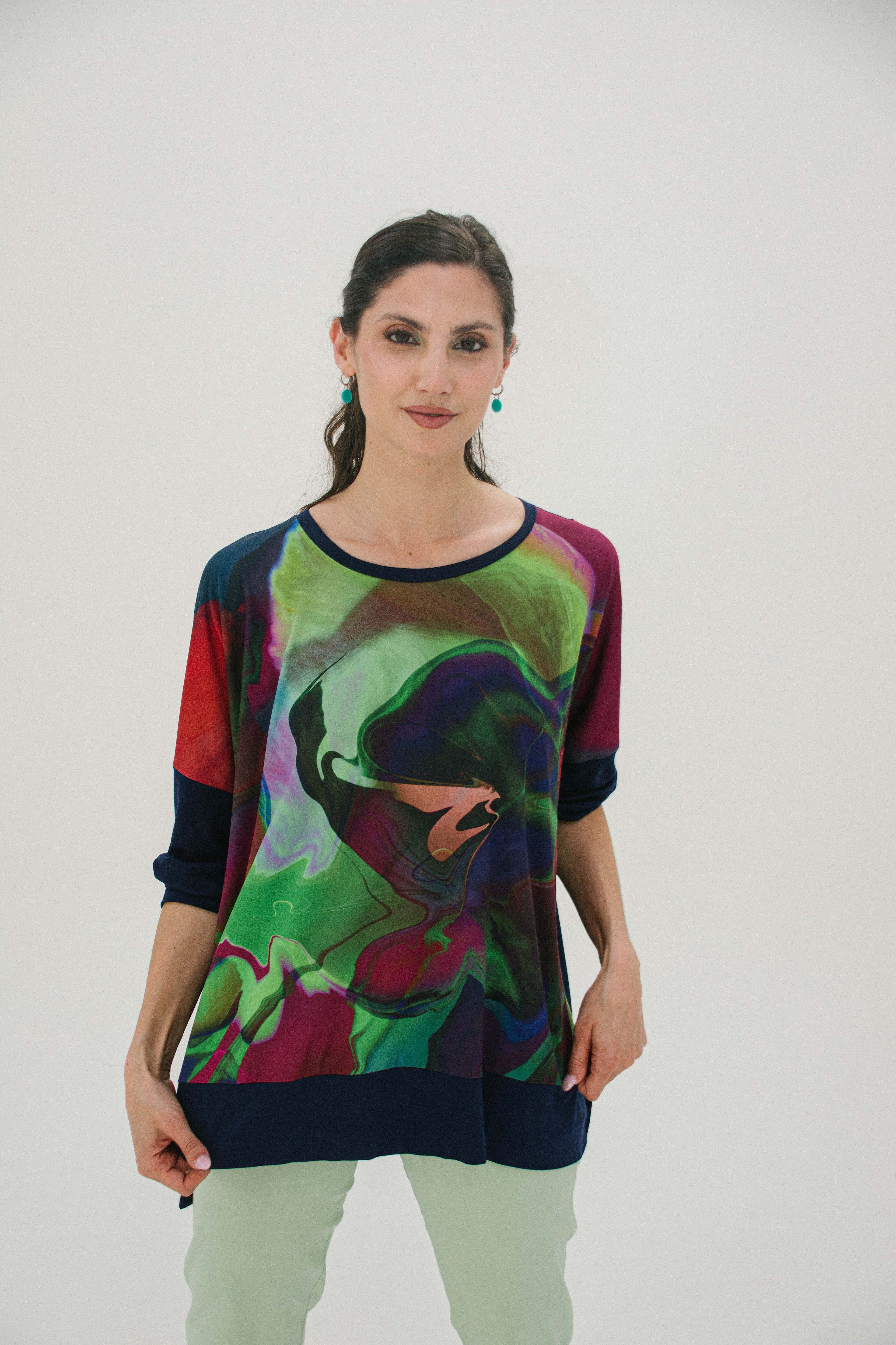 Remera Poncho Arte