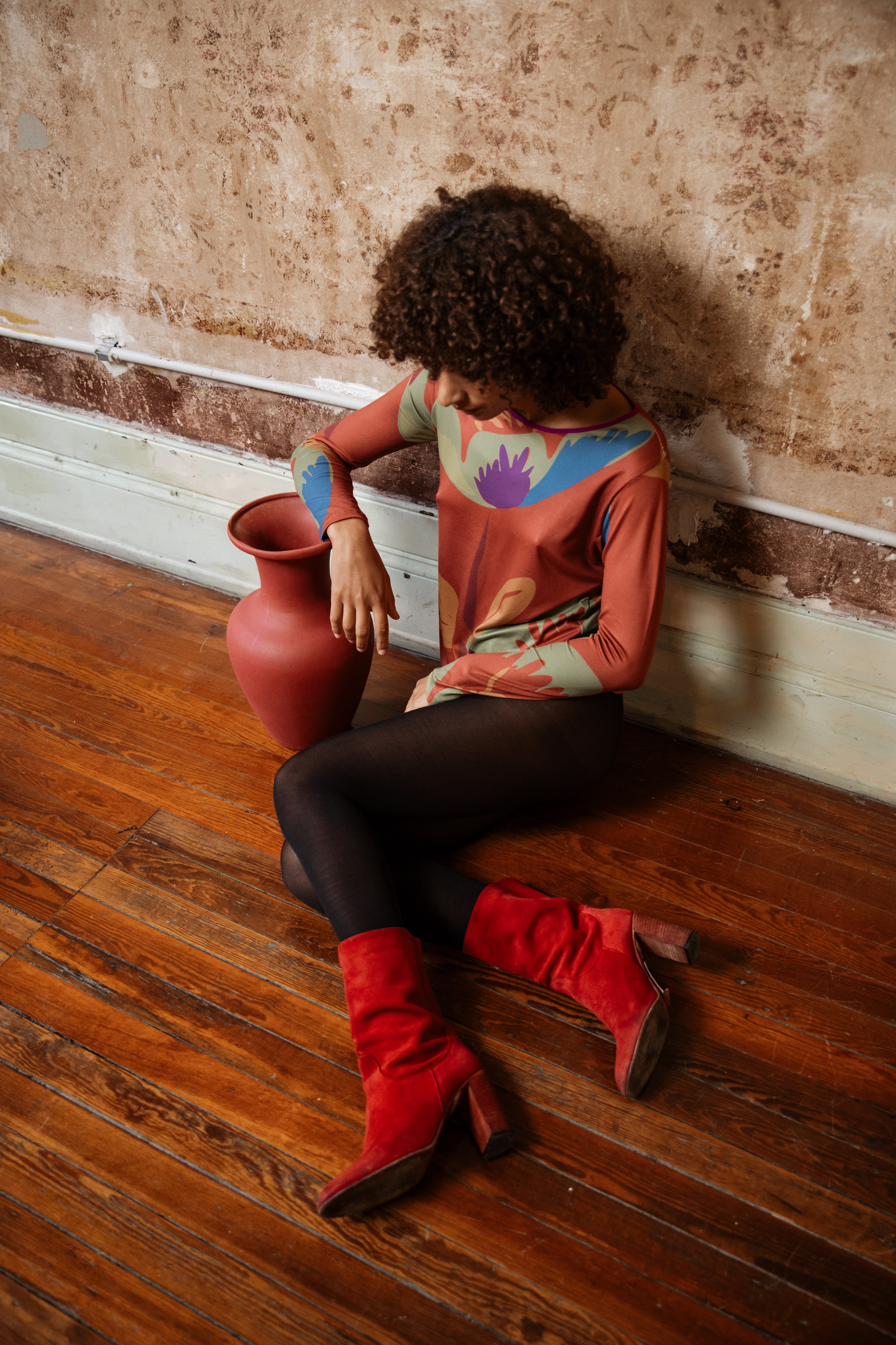 Remera Pensamiento Terracota