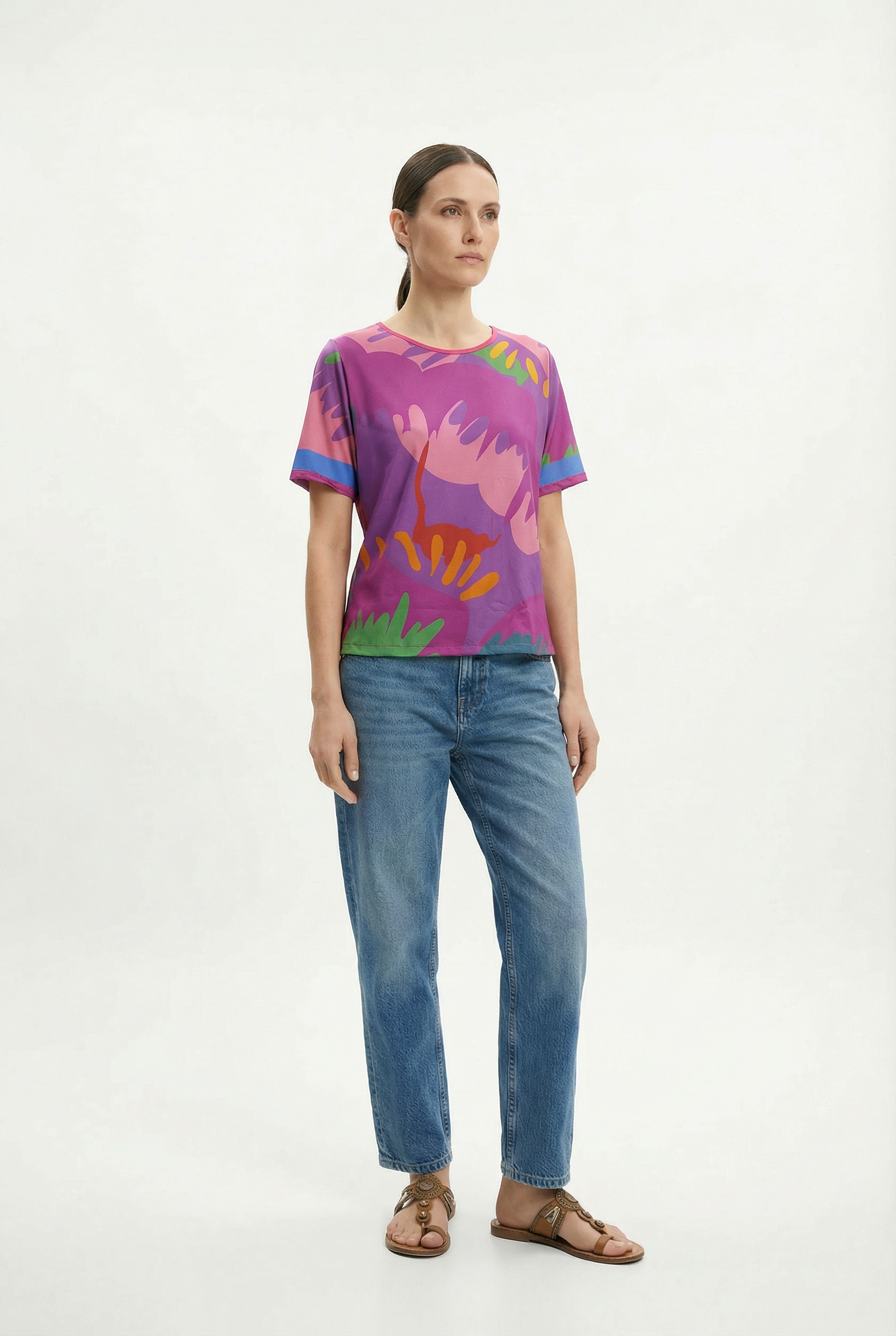 Remera Pensamiento summer purpura