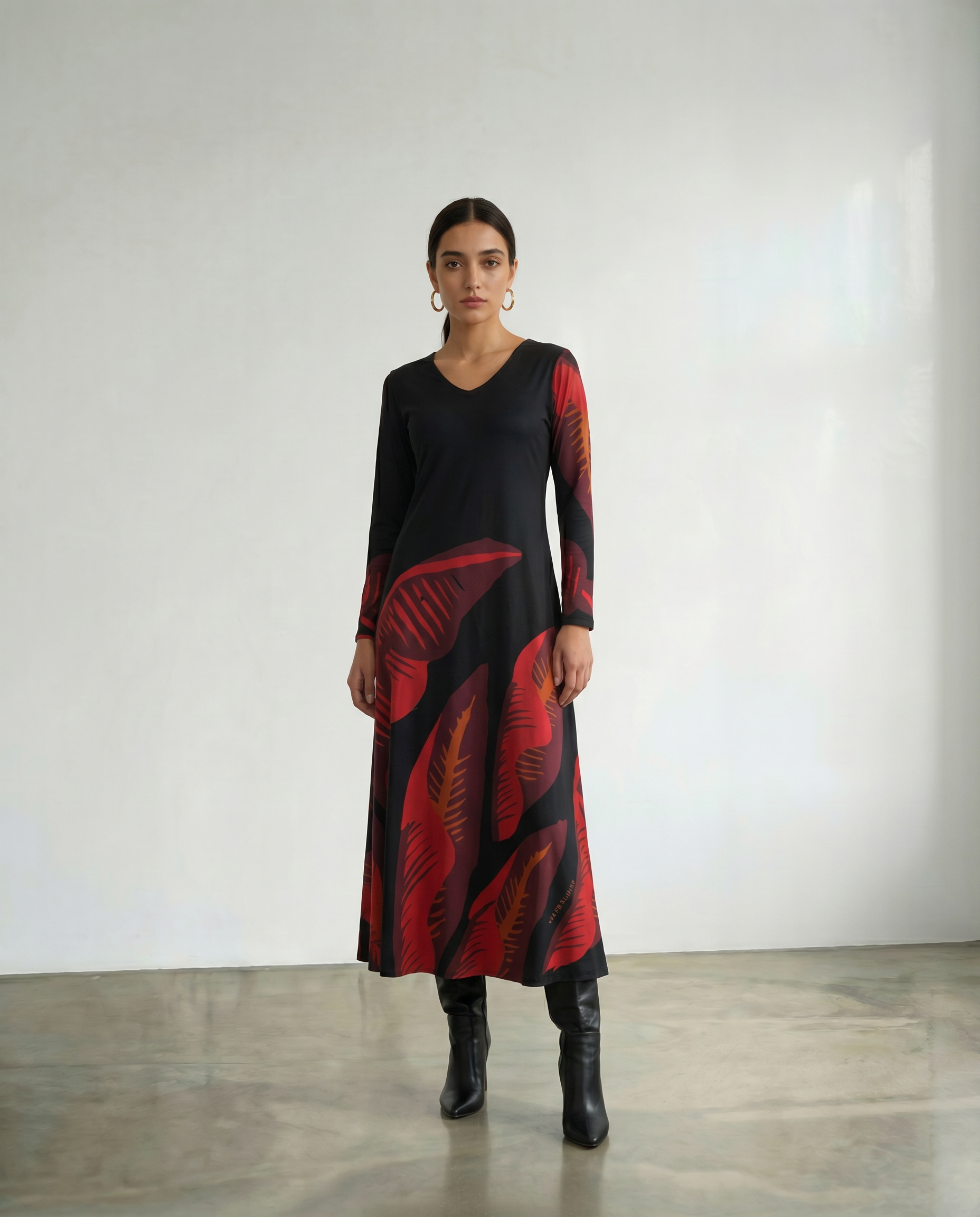 Vestido Hojas