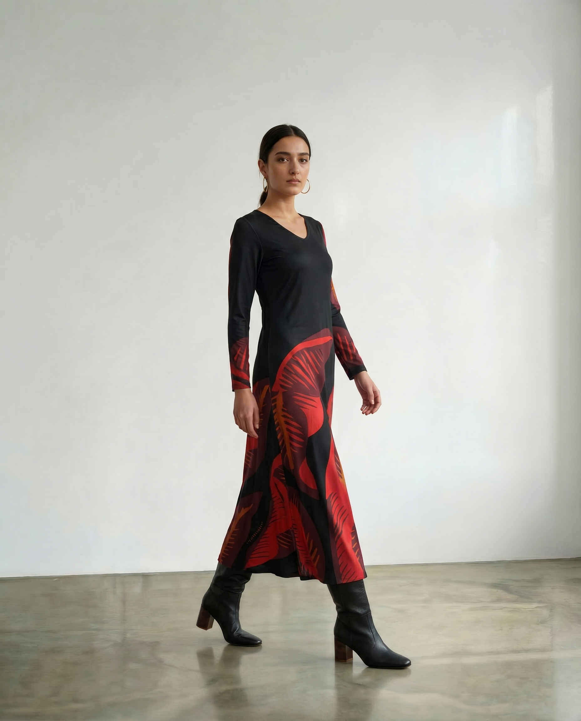 Vestido Hojas