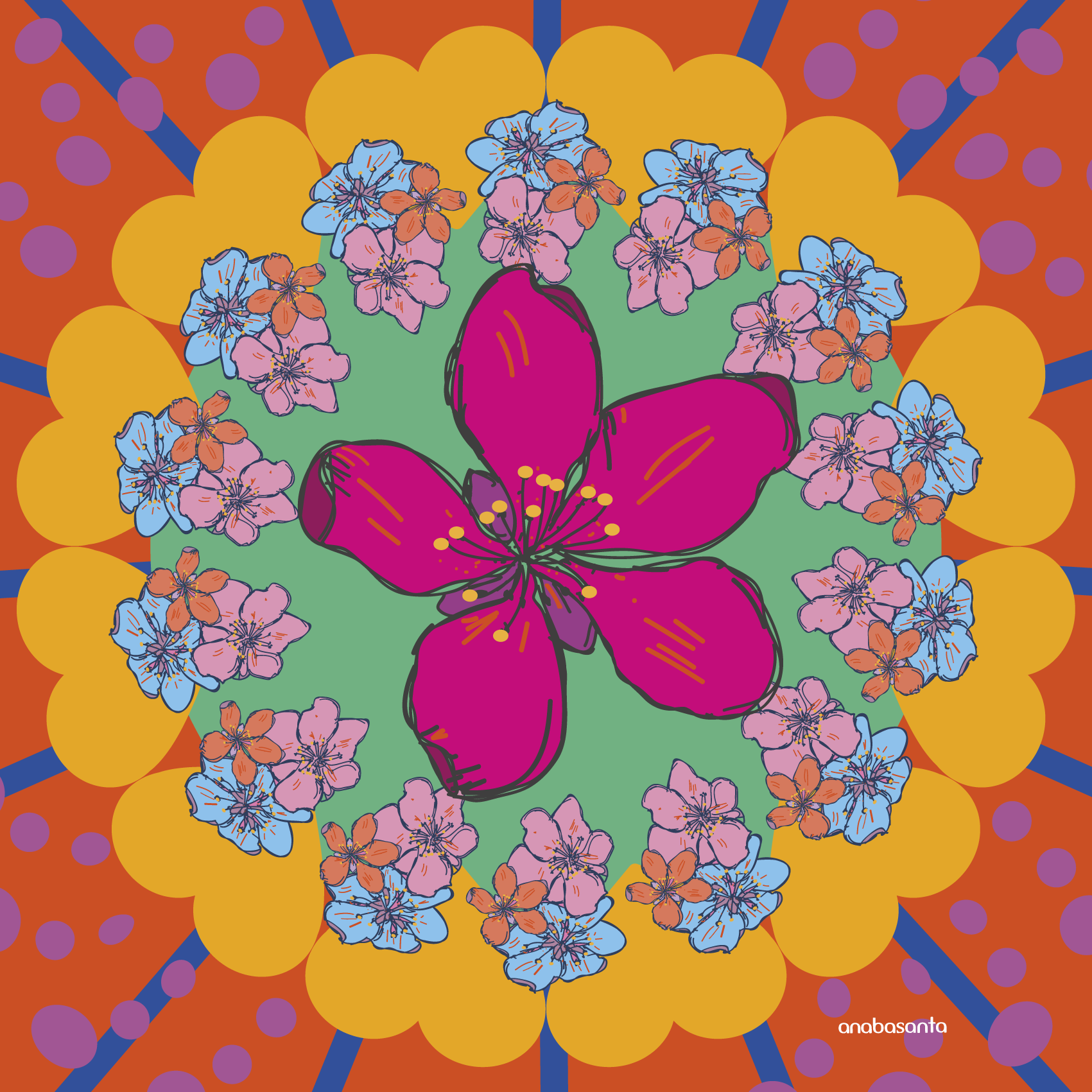 Pañuelo Alegría Naranja